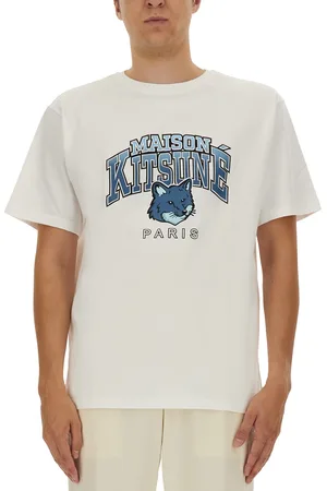 Maison Kitsuné T-shirt con stampa logo
