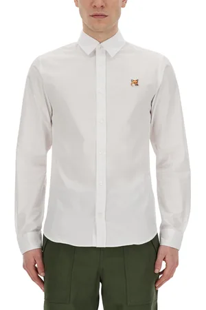Maison Kitsuné Camicia con patch fox