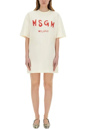 Msgm Abito corto con logo