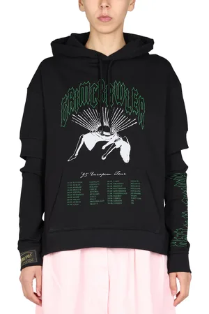 RAF SIMONS Felpa con stampa logo