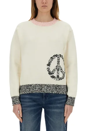 Moschino Maglia con motivi a intarsio