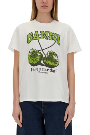 Ganni T-shirt "cherry"