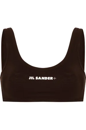 Jil Sander Top bikini con logo