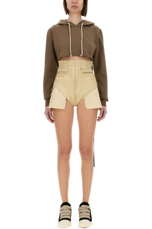 Rick Owens Felpa "cropped"