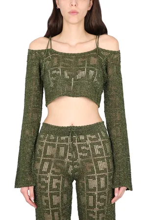 GCDS Top monogram macrame