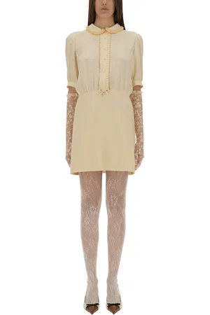 VALENTINO Abito corto in crepe couture