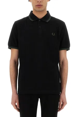 Fred Perry Polo in piqué di cotone con doppia riga