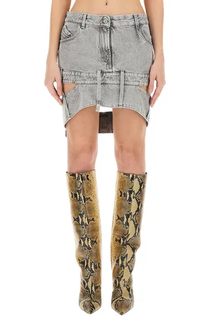 The Attico Gonna in denim