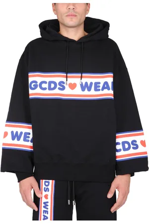 GCDS Felpa con logo "cute tape"