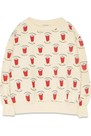 Weekend House Kids Pop corn all over sweatshirt