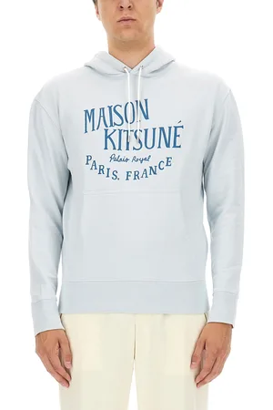 Maison Kitsuné Felpa con stampa logo