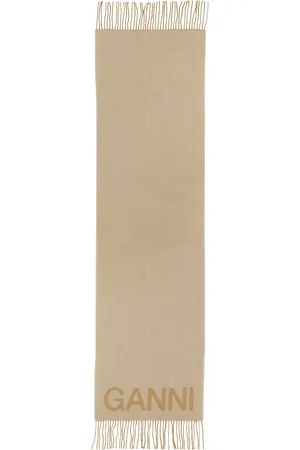 Ganni Sciarpa con logo