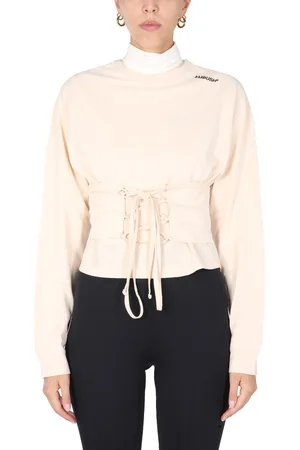 AMBUSH T-shirt con cintura a corsetto