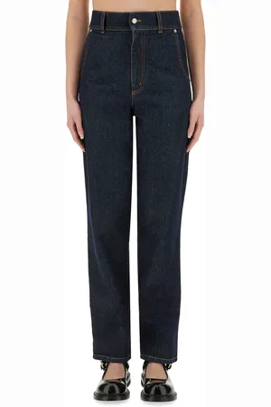 Moschino Pantalone in denim "laurel crown patch"
