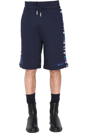 Missoni Bermuda con logo ricamato e inserto jacquard