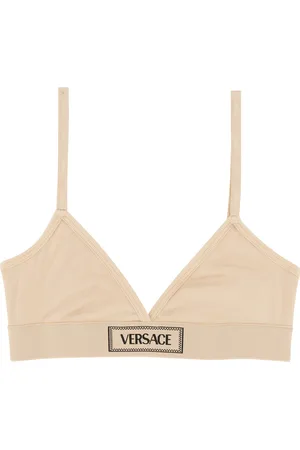 VERSACE Bralette con logo