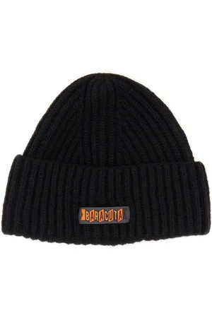 Baracuta Cappello beanie con patch logo