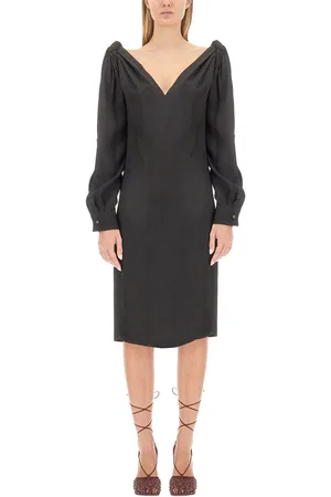 Bottega Veneta Abito midi in viscosa