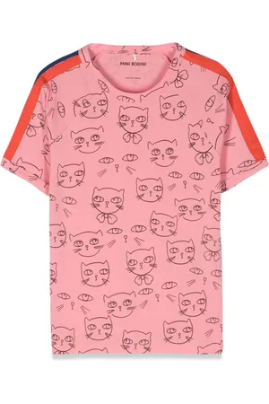 Mini Rodini Cathlethes aop ss tee