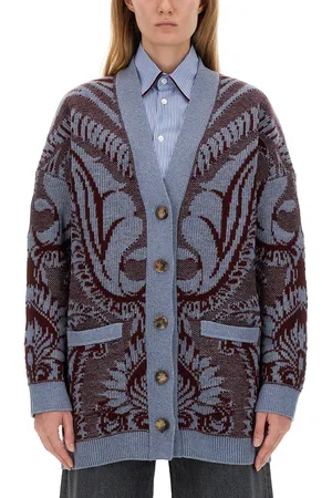 Etro Cardigan in lana jacquard