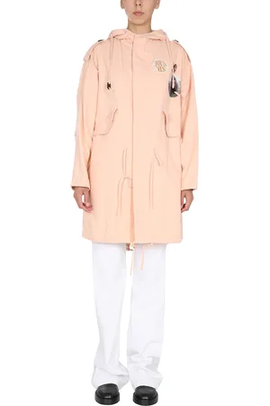RAF SIMONS Parka con patch logo