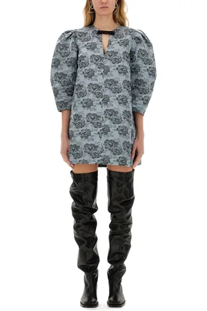 Ganni Abito mini in jacquard floreale