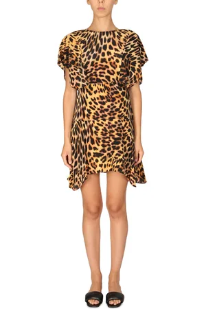 Stella McCartney Abito mini con stampa maculata