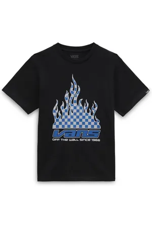 Vans Reflective checkerboard flame t-shirt