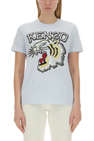Kenzo T-shirt con ricamo tiger