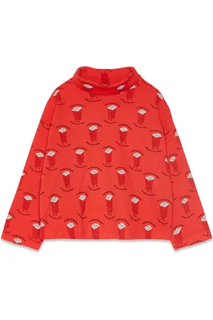 Weekend House Kids Pop corn all over turtle neck