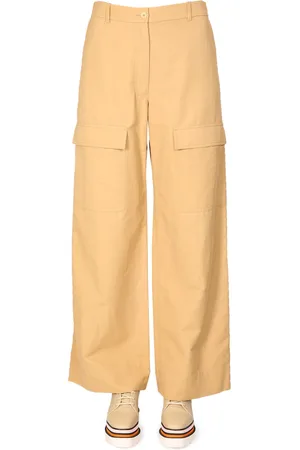 Stella McCartney Pantalone cargo wide leg