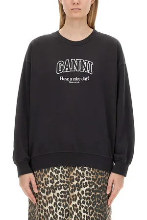 Ganni Felpa con logo