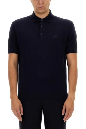 Etro Polo con ricamo pegaso