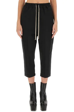 Rick Owens Pantalone drawstring astaires cropped