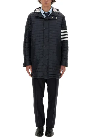 Thom Browne Piumino tailoring con cappuccio