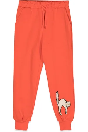 Mini Rodini Angry cat application sweatpants