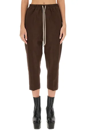 Rick Owens Pantalone drawstring astaires cropped