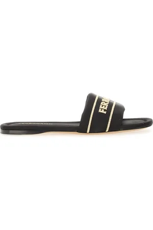 Salvatore Ferragamo Sandalo slide con logo