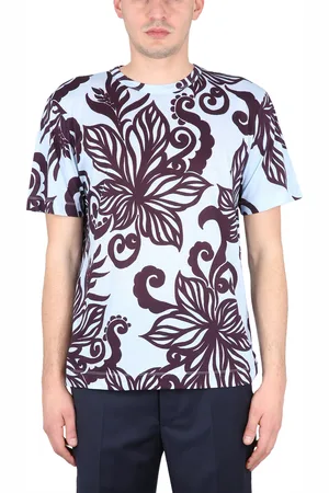 DRIES VAN NOTEN T-shirt in jersey di cotone con stampa floreale