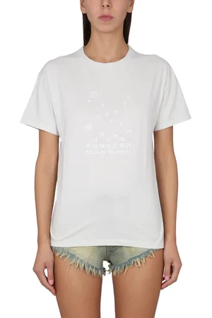 Maison Margiela T-shirt in jersey di cotone con logo