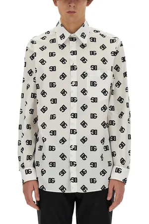 Dolce & Gabbana Camicia con logo dg all over