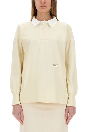 Maison Margiela Maglia polo con stampa