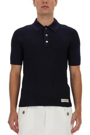 Balmain Polo con patch logo