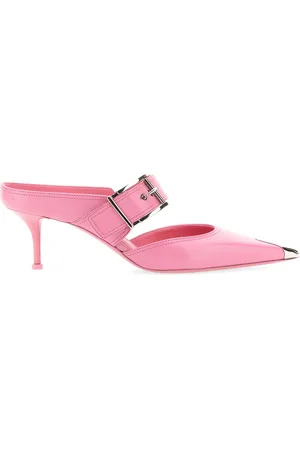 Alexander McQueen Sandalo punk con fibbia