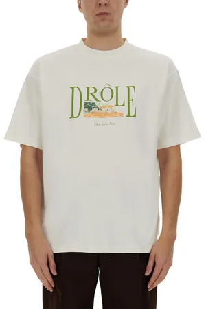 Drôle de Monsieur T-shirt con stampa tennis court
