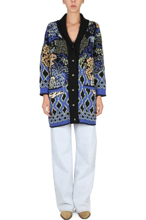 Etro Cappotto in maglia jaquard