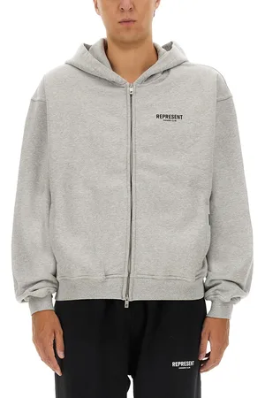 Represent Felpa con zip e cappuccio