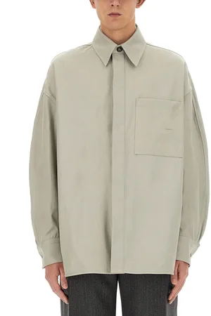 Bottega Veneta Sovracamicia in twill di cotone