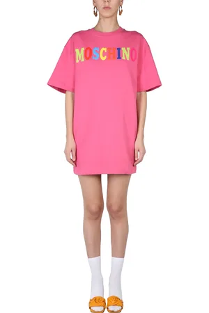Moschino Abito con logo floccato
