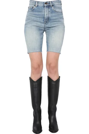 Saint Laurent Short in denim di cotone vintage